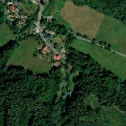 Satellite imagery of [Vlastibořice] cemetery chapel sanctus t., CZ