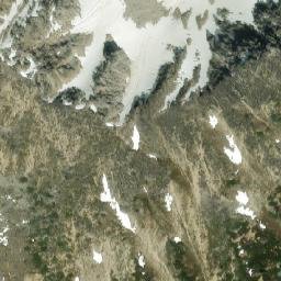 Satellite imagery of Mount Aragorn, CA