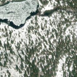 Satellite imagery of Mount Gandalf, CA