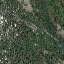 Satellite imagery of Mount Gandalf, CA