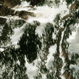 Satellite imagery of Harlech Peak, CA