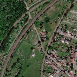 Satellite imagery of [Jeníkov u Duchcova] church t., CZ