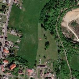 Satellite imagery of [Jeníkov u Duchcova] church t., CZ