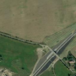 Satellite imagery of [Kravaře v Čechách] church t., CZ