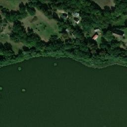 Satellite imagery of Novozámecký rybník Zahrádky [Jestřebí u České Lípy] outlook t., CZ