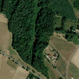 Satellite imagery of [Vlastibořice] cemetery chapel sanctus t., CZ
