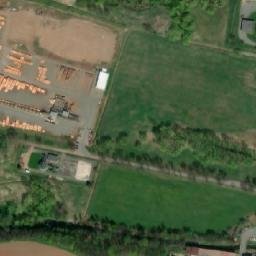 Satellite imagery of [Meziměstí] former textil factory chimney, CZ