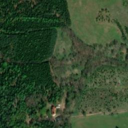 Satellite imagery of [Vernéřovice] pilgrimage church t., CZ