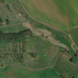 Satellite imagery of [Vernéřovice] pilgrimage church t., CZ