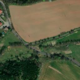 Satellite imagery of [Meziměstí] former textil factory chimney, CZ