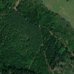 Satellite imagery of [Vernéřovice] pilgrimage church t., CZ