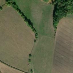 Satellite imagery of [Blíževedly] church t., CZ