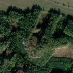 Satellite imagery of Pruský kámen [Jestřebí u České Lípy], CZ