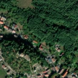 Satellite imagery of rock burg [Jestřebí u České Lípy] outlook t., CZ