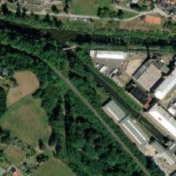 Satellite imagery of [Semily] former heat plant chimney, CZ