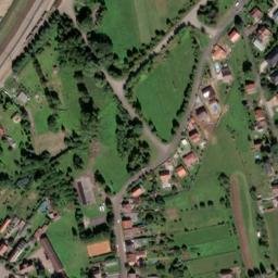 Satellite imagery of [Řehlovice] church t., CZ
