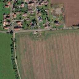 Satellite imagery of Brozánky[Řehlovice] church t., CZ