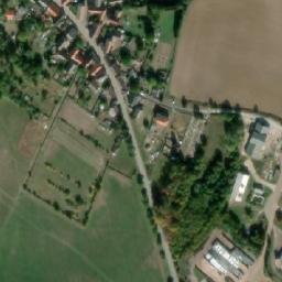 Satellite imagery of [Blíževedly] church t., CZ