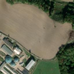 Satellite imagery of [Blíževedly] church t., CZ