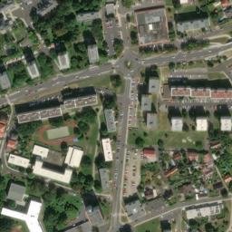 Satellite imagery of St. Michael Archangel [Litvínov-Horní Litvínov] church t., CZ