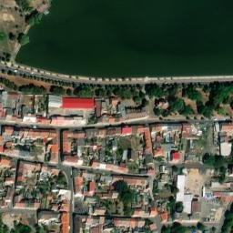 Satellite imagery of [Duchcov] church & outlook t., CZ