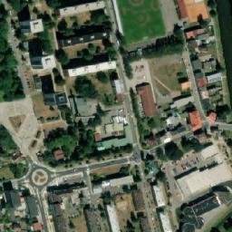 Satellite imagery of [Semily] heat plant chimney, CZ