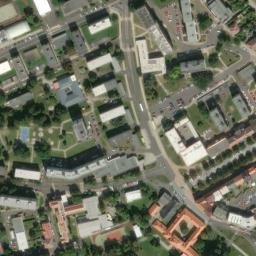 Satellite imagery of St. Michael Archangel [Litvínov-Horní Litvínov] church t., CZ