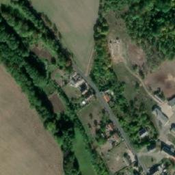 Satellite imagery of [Úštěk-Habřina] evang. church t., CZ