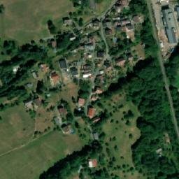 Satellite imagery of [Semily] heat plant chimney, CZ