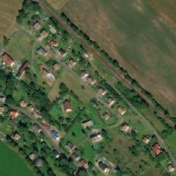 Satellite imagery of [Chvaleč] church t., CZ