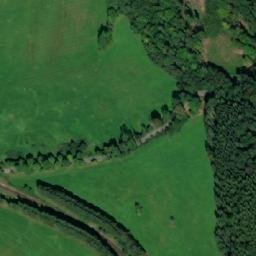 Satellite imagery of [Chvaleč] church t., CZ