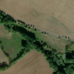 Satellite imagery of [Úštěk-Habřina] evang. church t., CZ