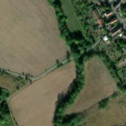 Satellite imagery of [Úštěk-Habřina] evang. church t., CZ