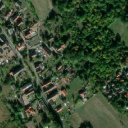 Satellite imagery of [Úštěk-Habřina] evang. church t., CZ