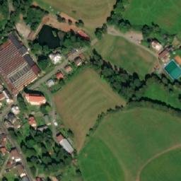 Satellite imagery of [Chvaleč] church t., CZ