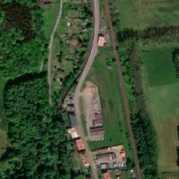 Satellite imagery of [Broumov] heat plant chimney, CZ