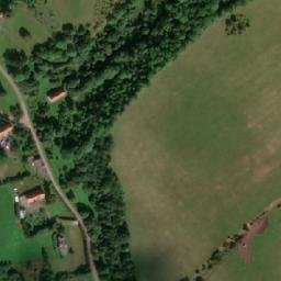 Satellite imagery of St.Margarete [Šonov u Broumova] church t., CZ