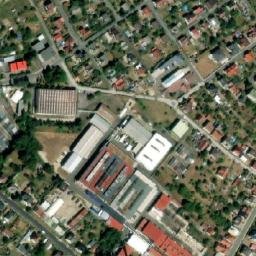 Satellite imagery of [Turnov] screw factory chimney, CZ