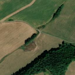 Satellite imagery of (Kozinec) [Slaná-Bořkov] GSM, CZ