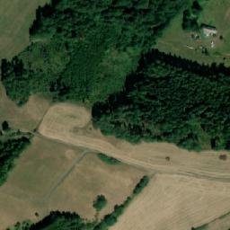 Satellite imagery of (Kozinec) [Slaná-Bořkov] GSM, CZ
