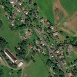 Satellite imagery of [Chvaleč] church t., CZ