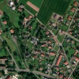 Satellite imagery of [Broumov] heat plant chimney, CZ