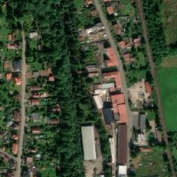 Satellite imagery of [Broumov] heat plant chimney, CZ