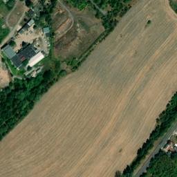 Satellite imagery of [Lom u Mostu] church t., CZ