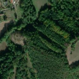 Satellite imagery of Kalvárie [Úštěk-Ostré] chapel sanctus t., CZ