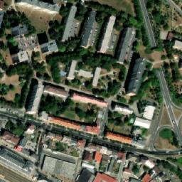 Satellite imagery of [Turnov] screw factory chimney, CZ