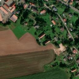 Satellite imagery of [Broumov] heat plant chimney, CZ