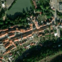 Satellite imagery of [Úštěk] trinity church sanctus t., CZ