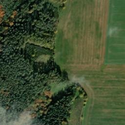 Satellite imagery of [Chocnějovice] church t., CZ