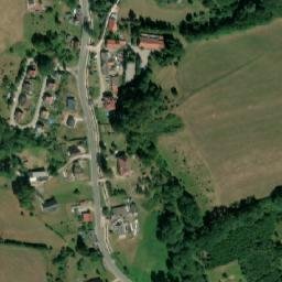 Satellite imagery of [Rudník] textile factory chimney, CZ